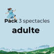 PACK 3 SPECTACLES ADULTE